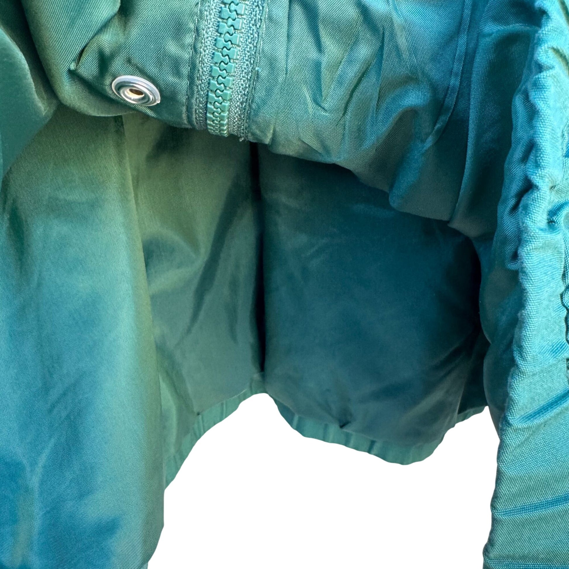 Eagles Ridge Sport Vintage 80s Mens Preppy Nautical Gear Green Yellow Jacket XL