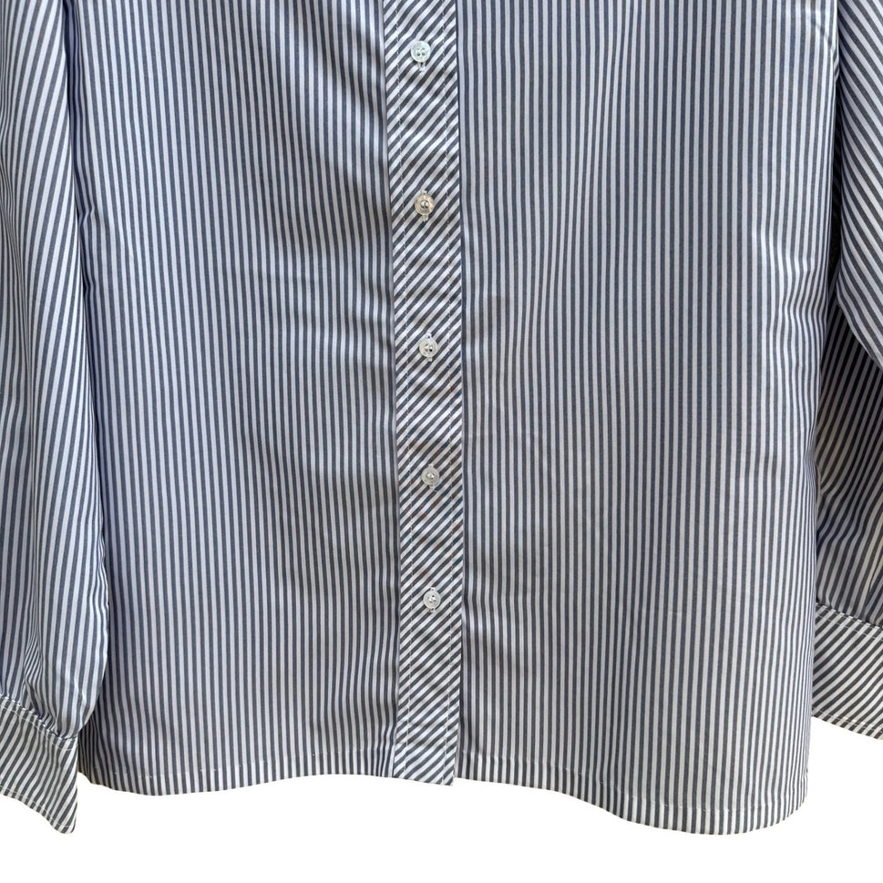 It's Gaylord Vintage 70s Dagger Collar Striped Disco Nautical Preppy Shirt 16