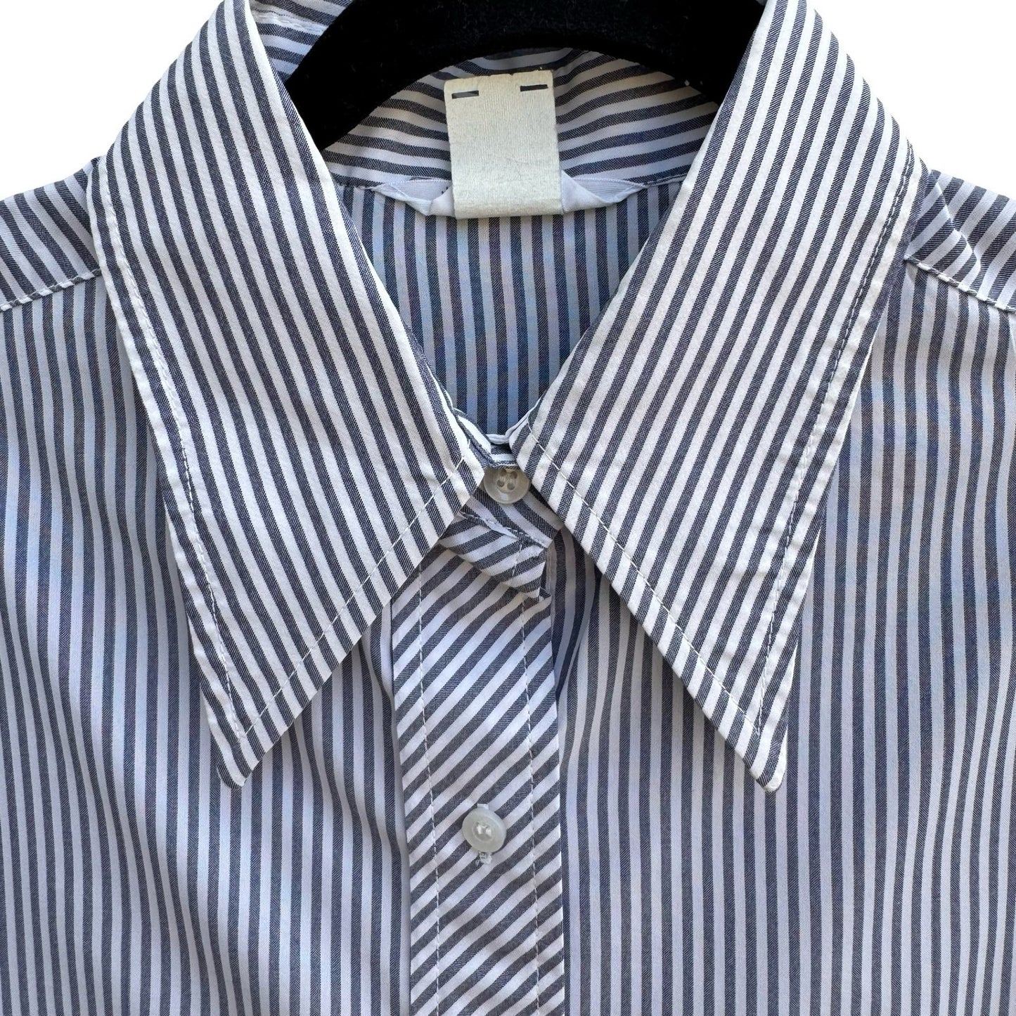 It's Gaylord Vintage 70s Dagger Collar Striped Disco Nautical Preppy Shirt 16