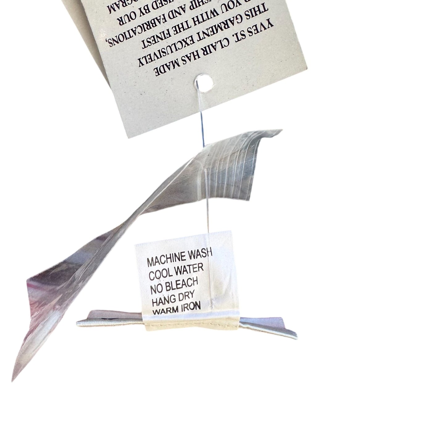 Yves St Clair Womens Pink Striped Short Sleeve Roll Tab Button-Up Stretch Shirt