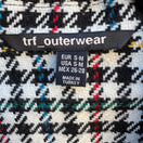 Switch Trf Outerwear Zara Vintage-Style Plaid Blazer Coat S-M Houndstooth Wool Blend 2 image