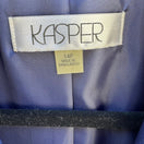 Switch Kasper Tailored Professional Workwear Blazer Jacket Indigo Blue Womens 14P New 2 image