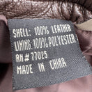 Switch Terry Lewis Brown Leather Midi Skirt Diamond Suede Patchwork Hem Womens 6 77025 3 image