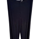 Switch Chicos Travelers Minimalist Black Slinky Knit Wide Leg Pants High Rise Size 1 3 image