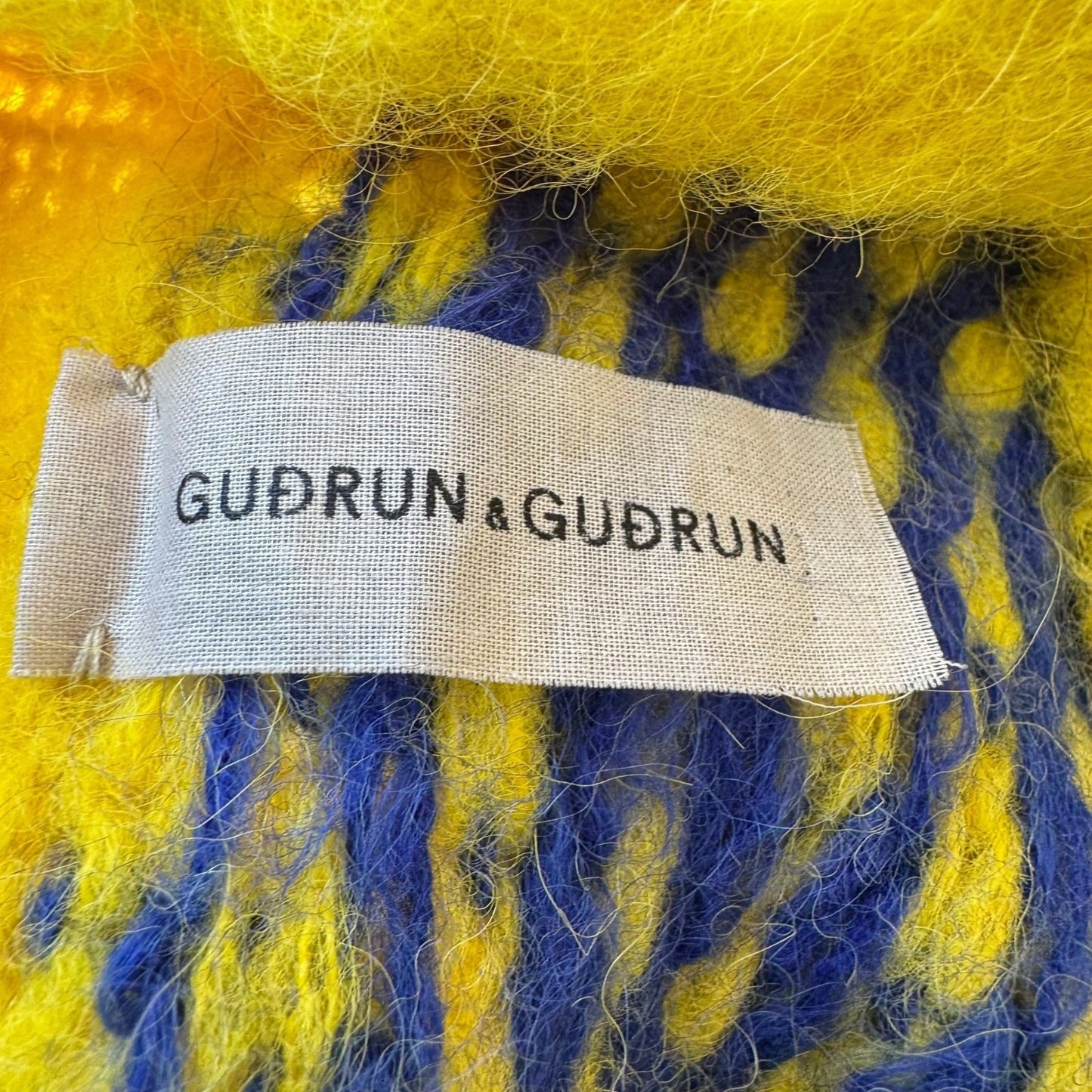 Gudrun & Gudrun Handknit Faroe Islands Mohair Nordic Scandi Fair Isle Sweater M
