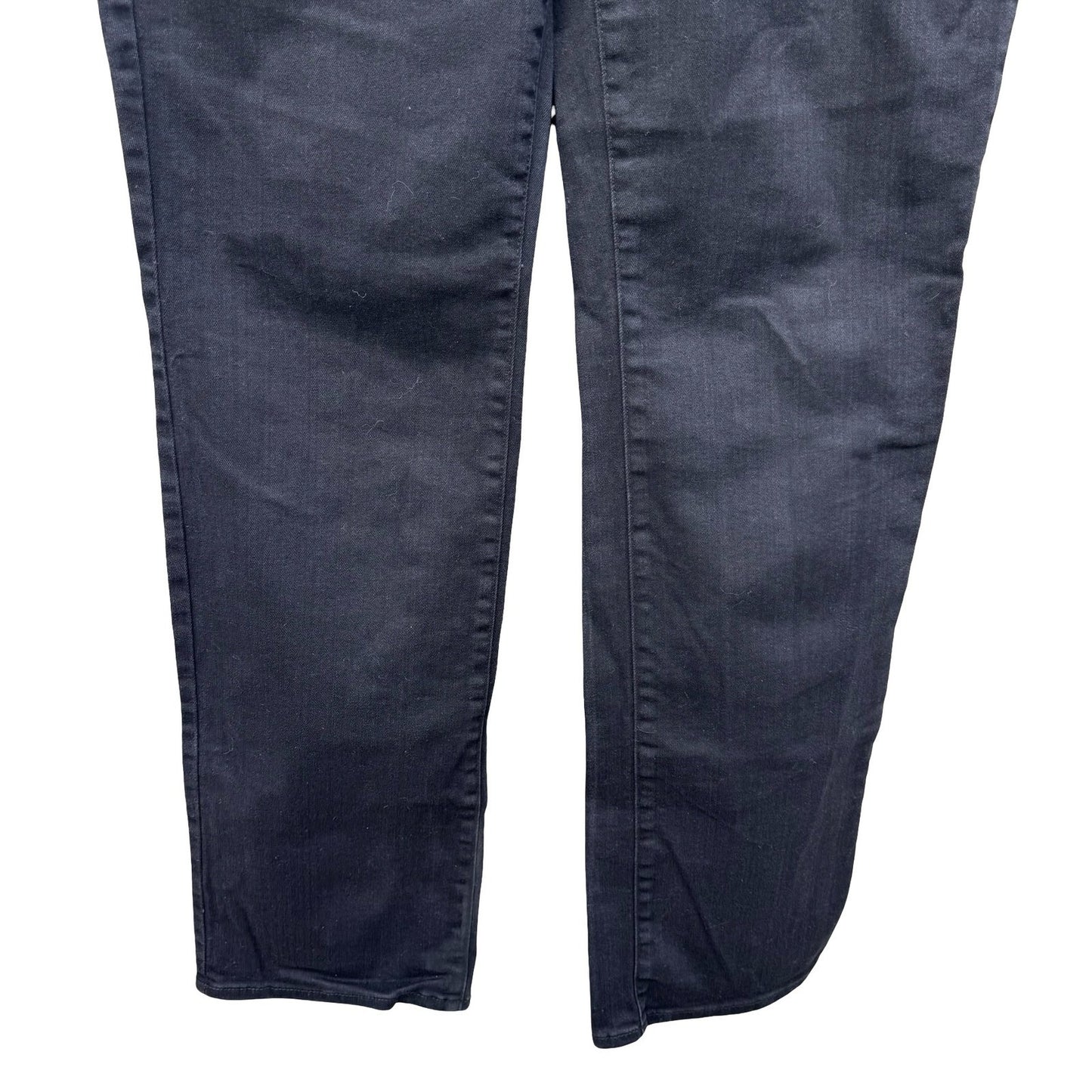 NYDJ Womens 12 Black Straight Leg Denim Jeans Lift Tuck Technology Stretch Comfy
