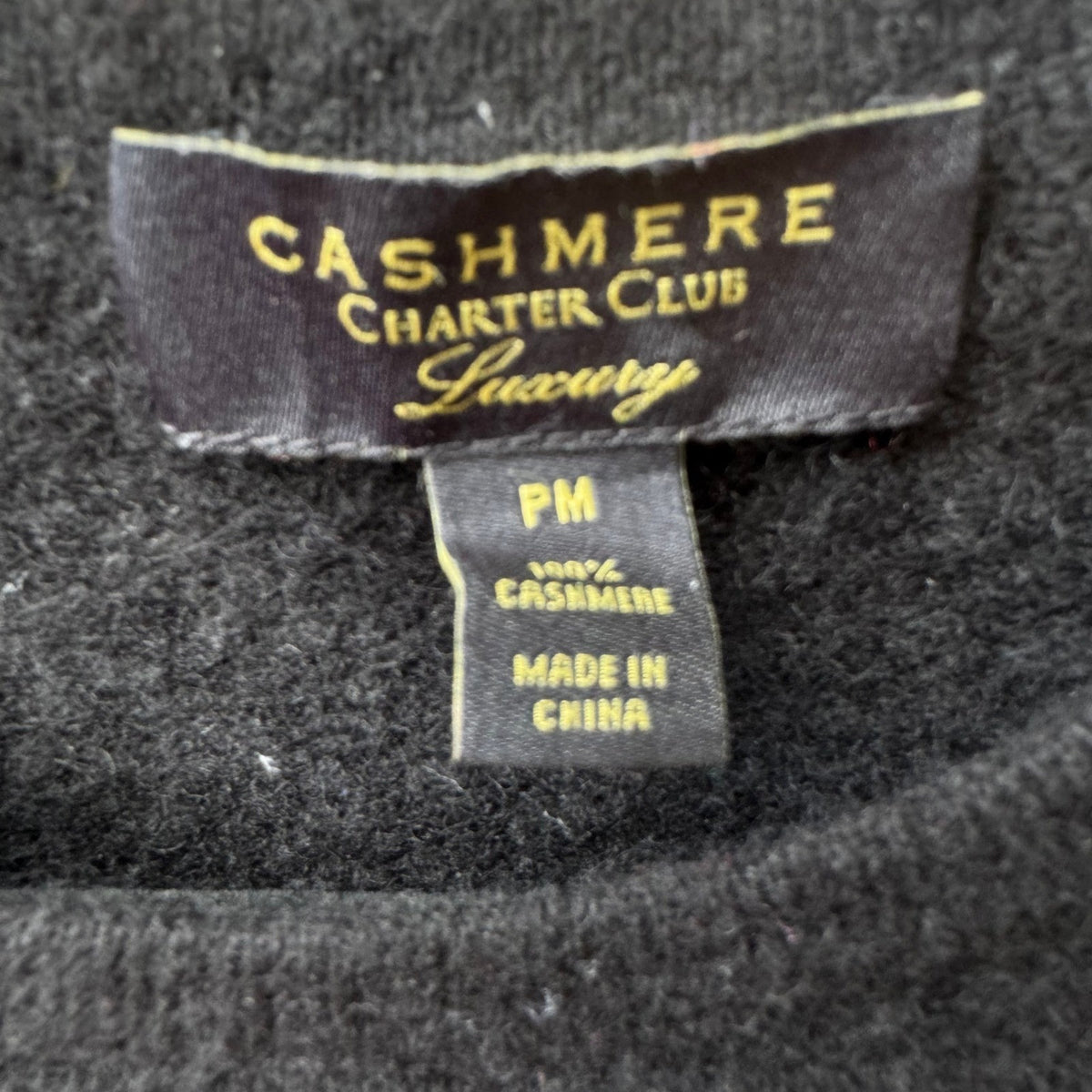 Charter Club Luxury 100% Cashmere Quiet Luxury Old Money Minimalist Sweater M