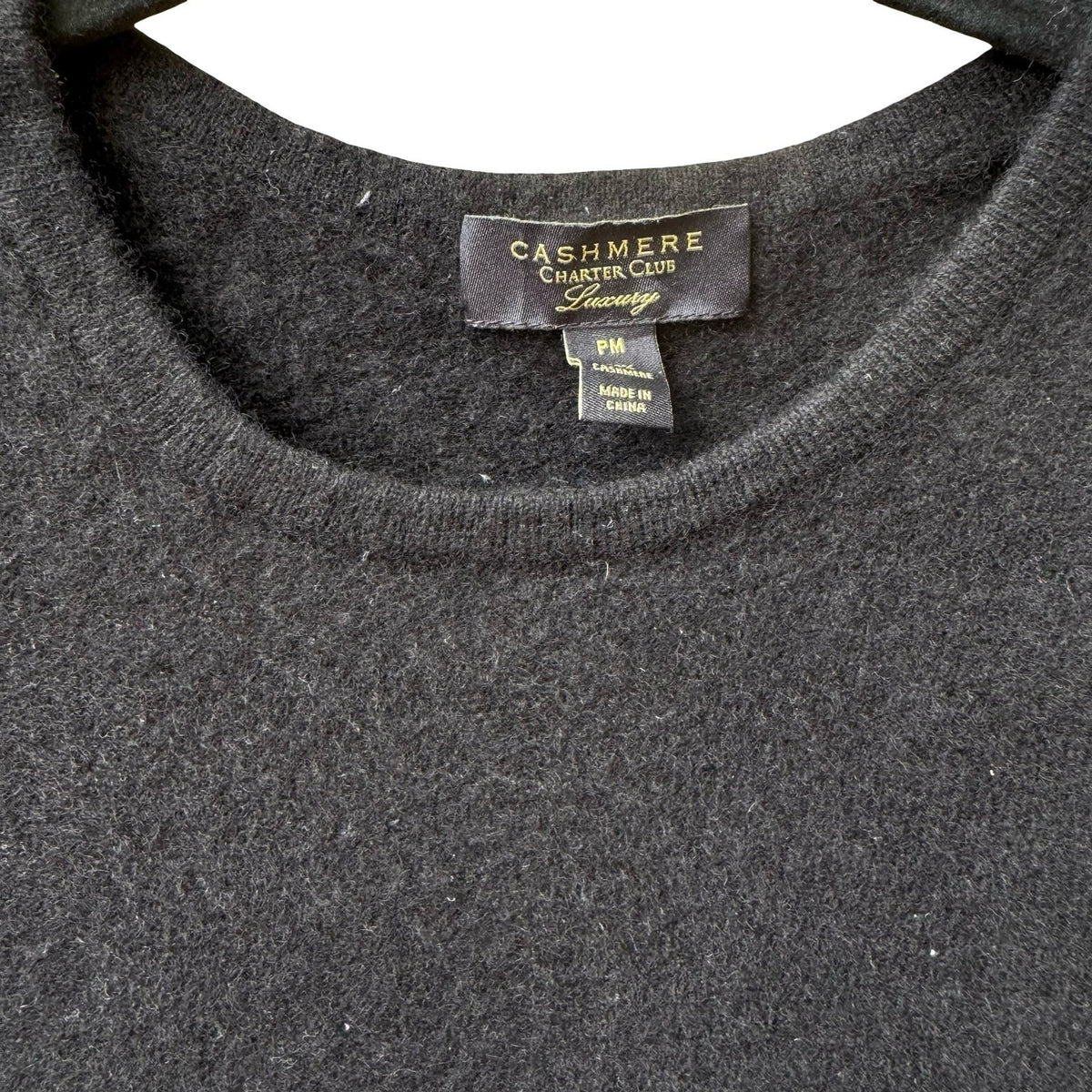 Charter Club Luxury 100% Cashmere Quiet Luxury Old Money Minimalist Sweater M