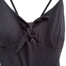 Switch Y2K Black Floral Festival Sleeveless Spaghetti Straps Knot Detail Flowy Jumpsuit 3 image