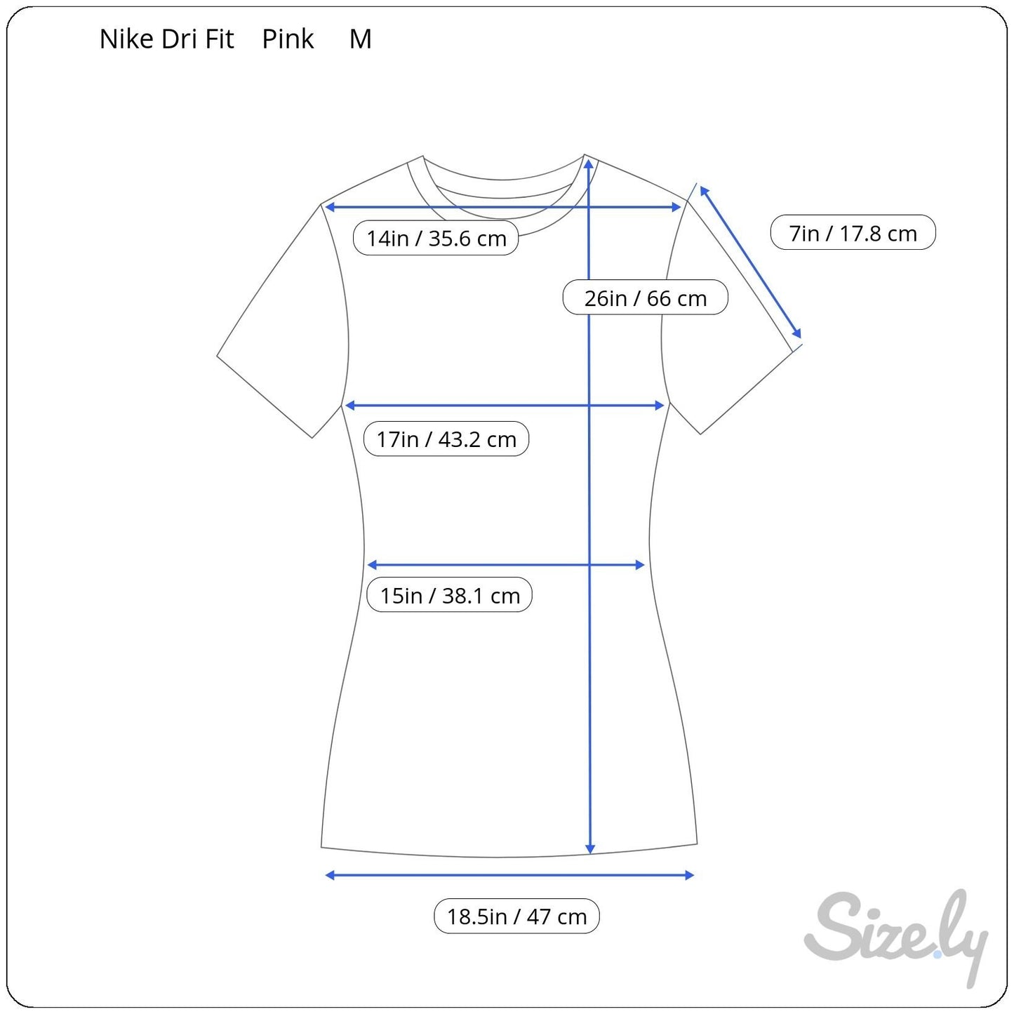 Nike Pro Womens Pink Workout V-Neck Dri-Fit Compression Athletic Workout Shirt M