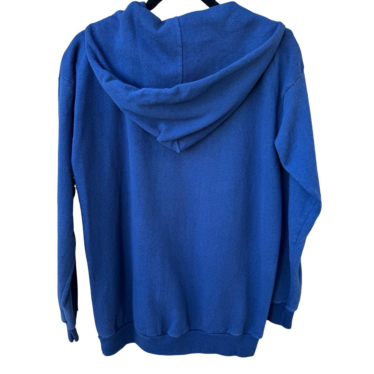 UCSB Vintage 60s H Wolf & Sons Santa Barbara Full Zip Hoodie Blue USA Made Large