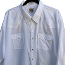 Switch Ely Cattleman Mens XXL White Western Pearl Snap Long Sleeve Shirt 18.5 x 35 3 image