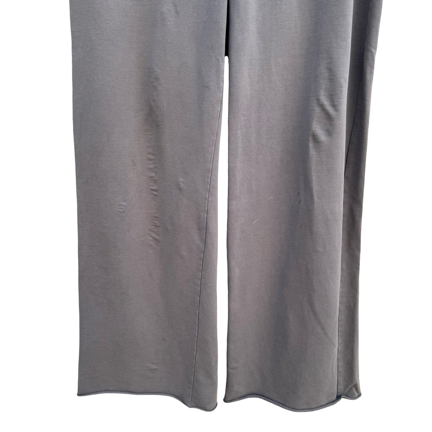 American Buddha Womens Gray Wide Leg Yoga Lounge Pants Large Athleisure Lounge
