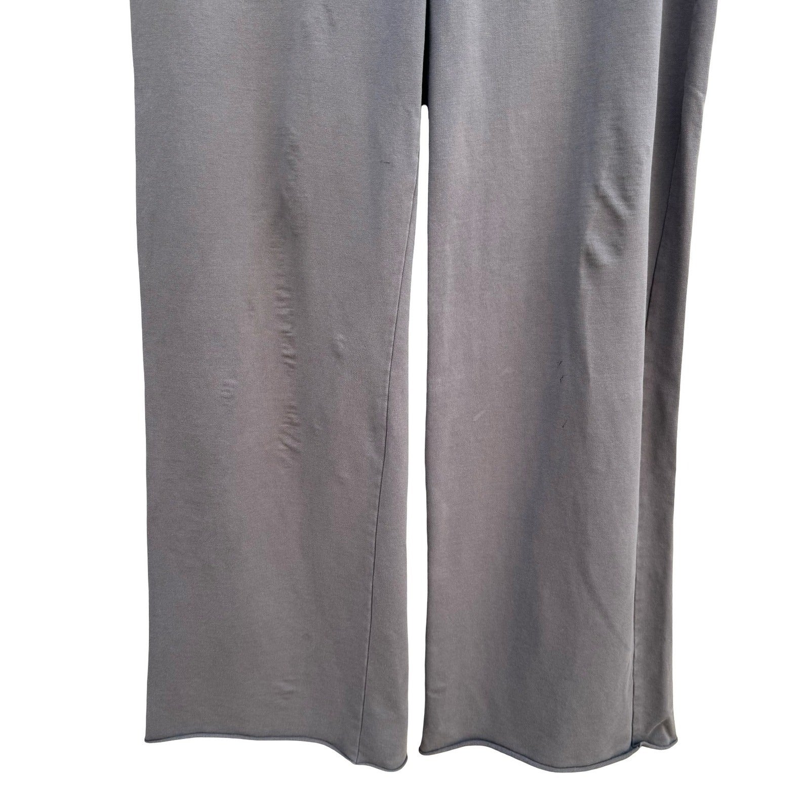 American Buddha Womens Gray Wide Leg Yoga Lounge Pants Large Athleisure Lounge