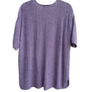 Switch Sarah Arizona V-Neck Purple Textured Pullover Short Sleeve Cottage Knit Sweater 3 image
