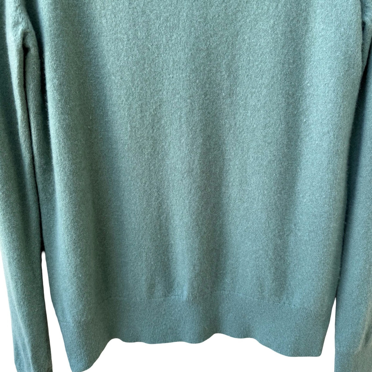 Quince 100% Mongolian Cashmere Quiet Luxury Crewneck Sweater Womens Sage Green M