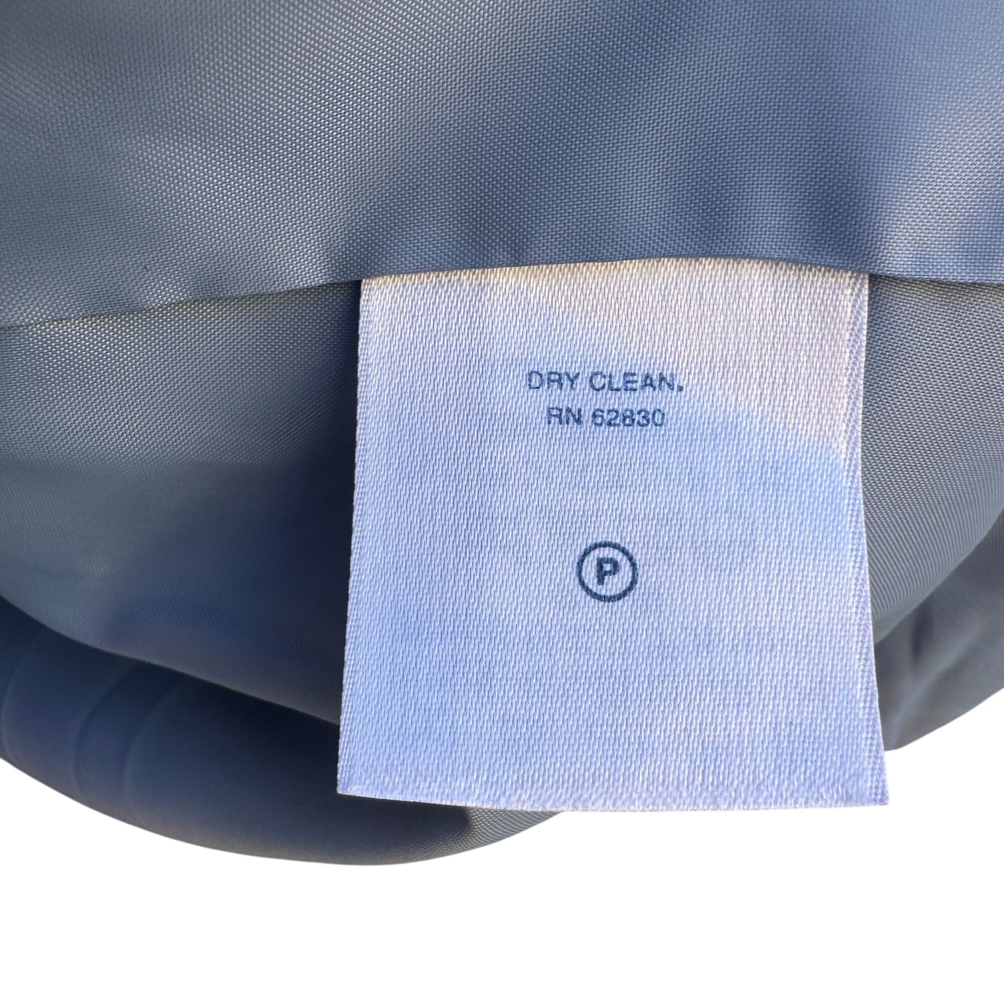 Lands End Vintage Blue Wool Silk Linen Textured Professional Blazer Jacket 16