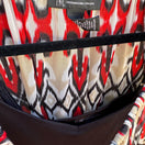 Switch INC Womens Multicolor Print 3/4 Sleeves &amp; Split Neck Two Piece Blouse Tank Set L 2 image