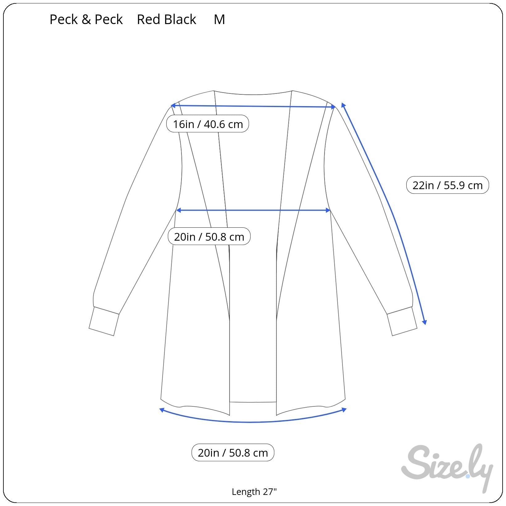 Peck & Peck Red Black Textured Open Front Wavy Ruched Sleeve Blazer Jacket M