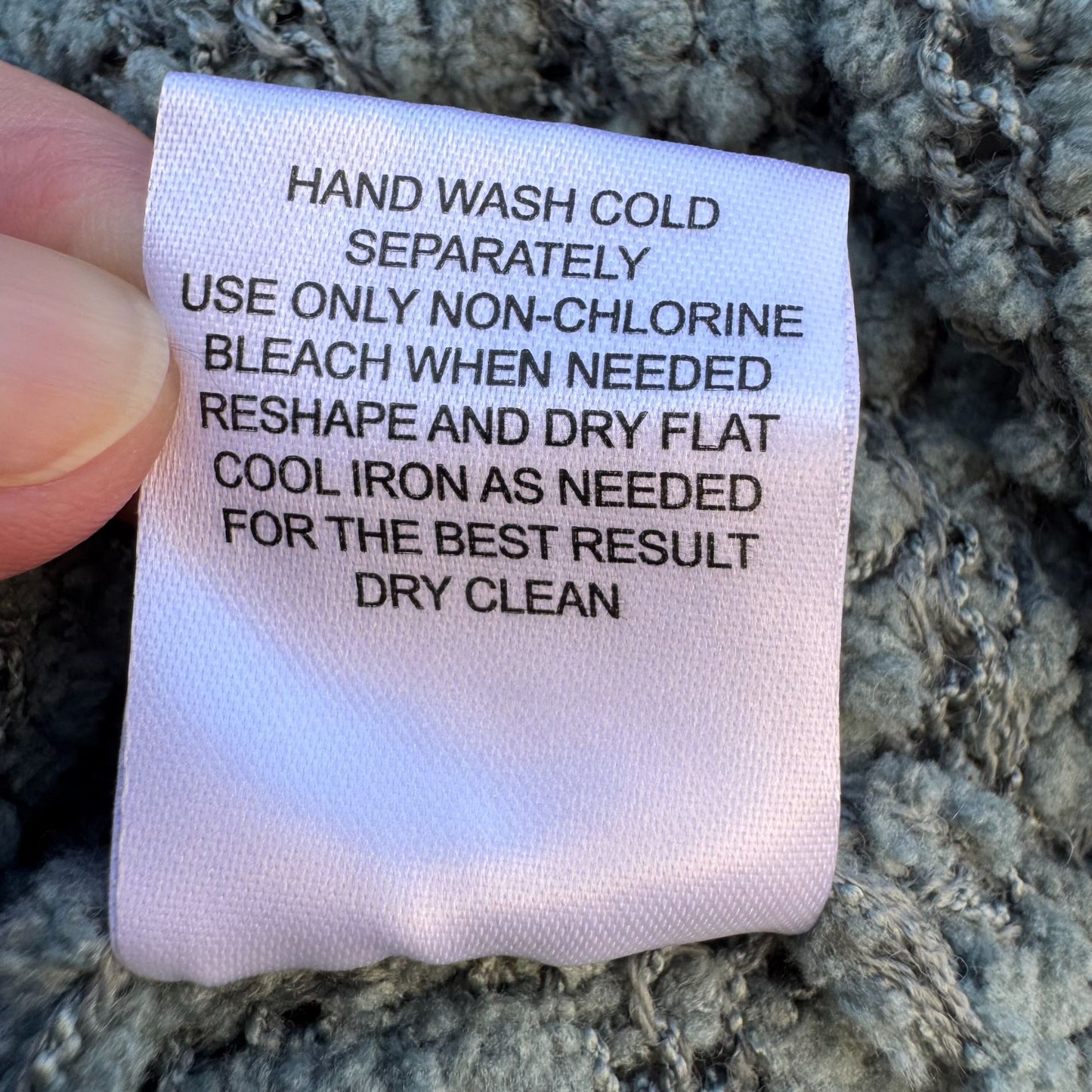 Pink Republic Womens Cozy Cowl Neck Frozen Ivy Green Open Knit Sweater New XL