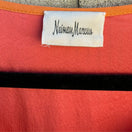 Switch Neiman Marcus Vintage Silk Women&#39;s Color Block Long Sleeve V-Neck Blouse Size L 3 image