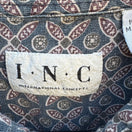 Switch INC International Concepts Mens Large Blue Geometric Medallion Cotton Shirt L 2 image