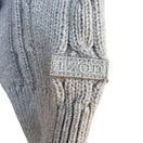 Switch Izod Mens Beige Crew Neck Long Sleeve All Cotton Cable Knit Long Sleeve Sweater M 3 image