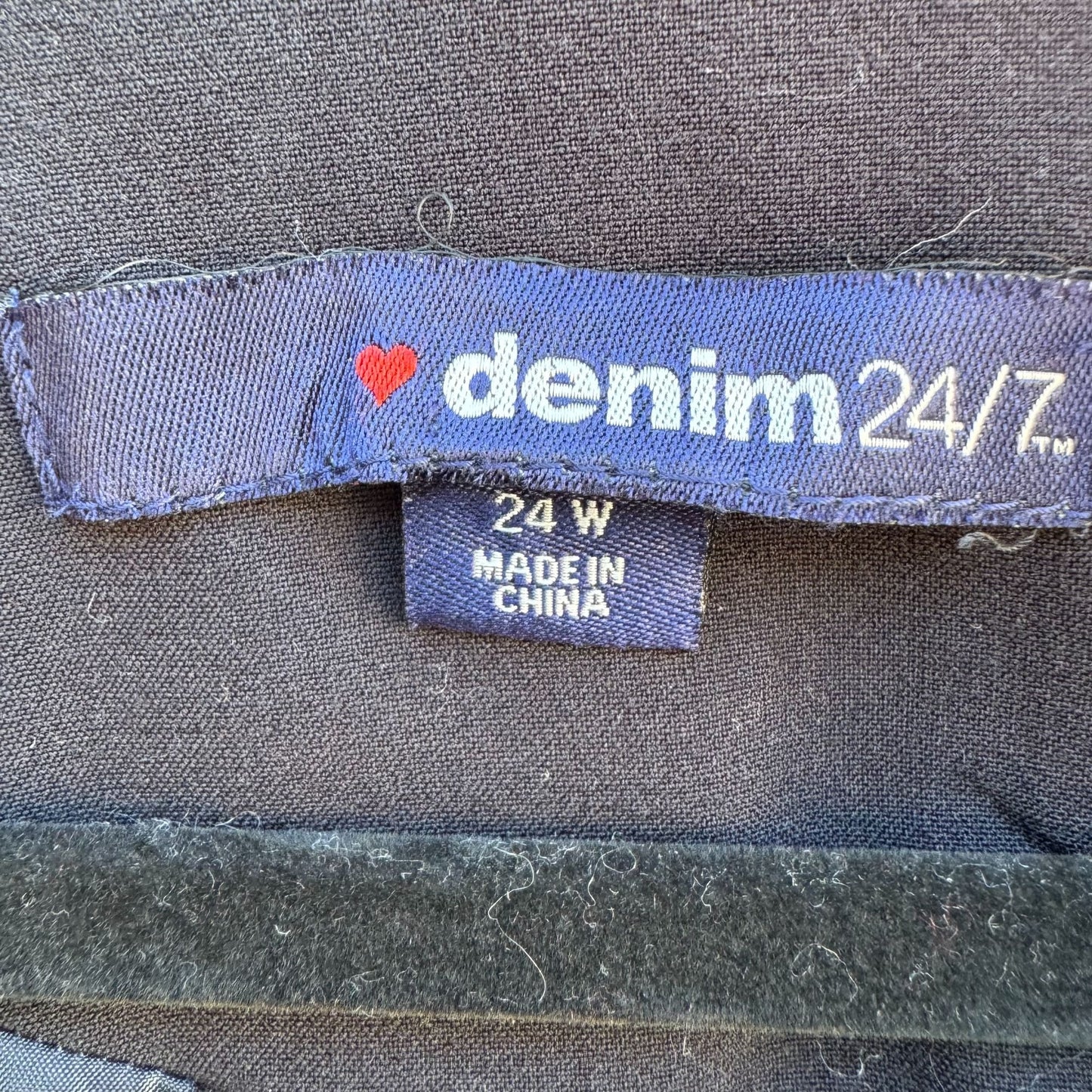 Denim 24/7 Black Longline Blazer Jacket Womens 24W Single Breasted Professional