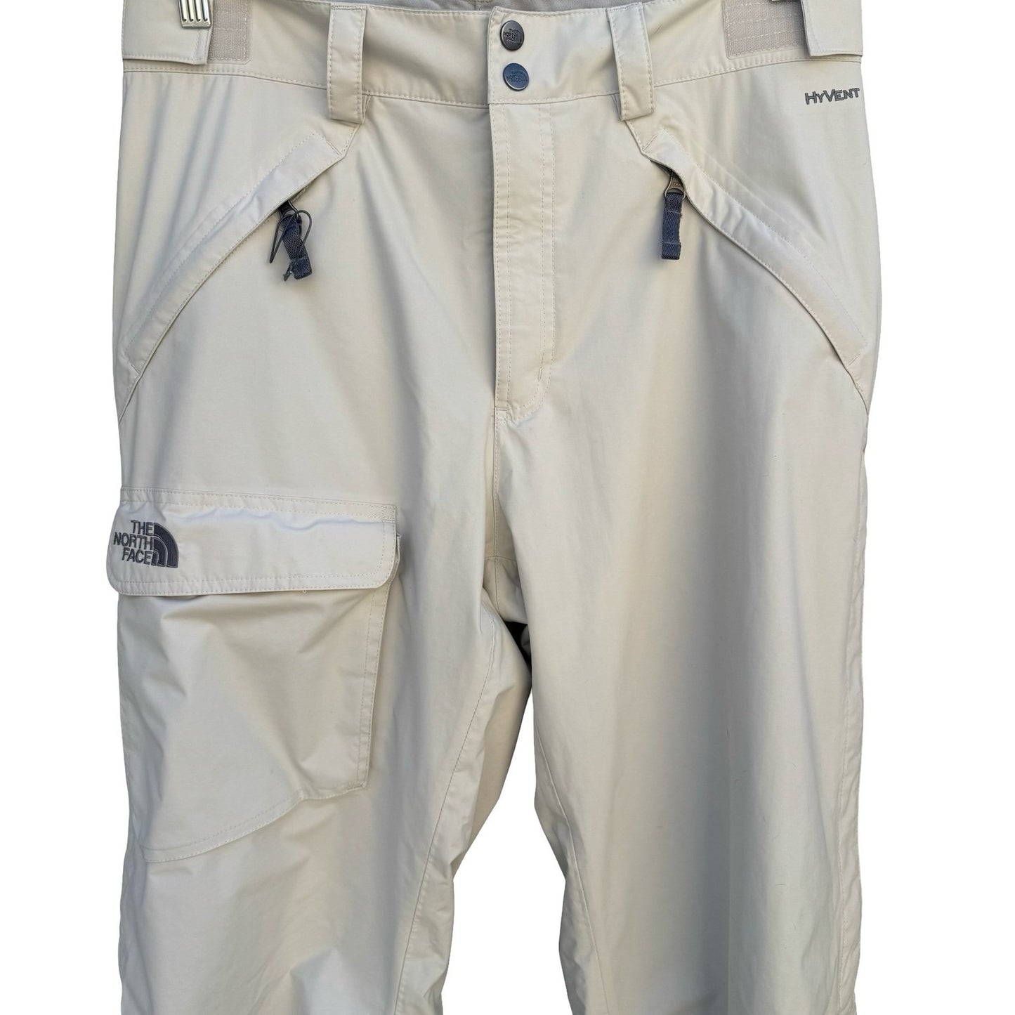 North Face HyVent Mens M Tan Waterproof Cargo Hiking Ski Pant Snowboard Gorpcore