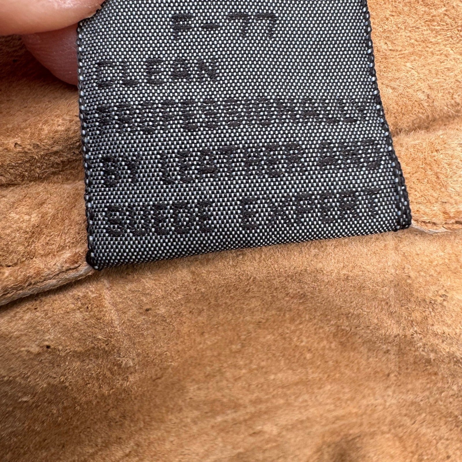 Lizwear Vintage Tan Suede Leather Fringe Western Jacket Womens M Rodeo Festival