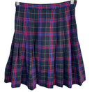 Switch Lord &amp; Taylor Vintage Womens Plaid Pleated Wool Cheerleader Mini Skirt Petite 4 3 image