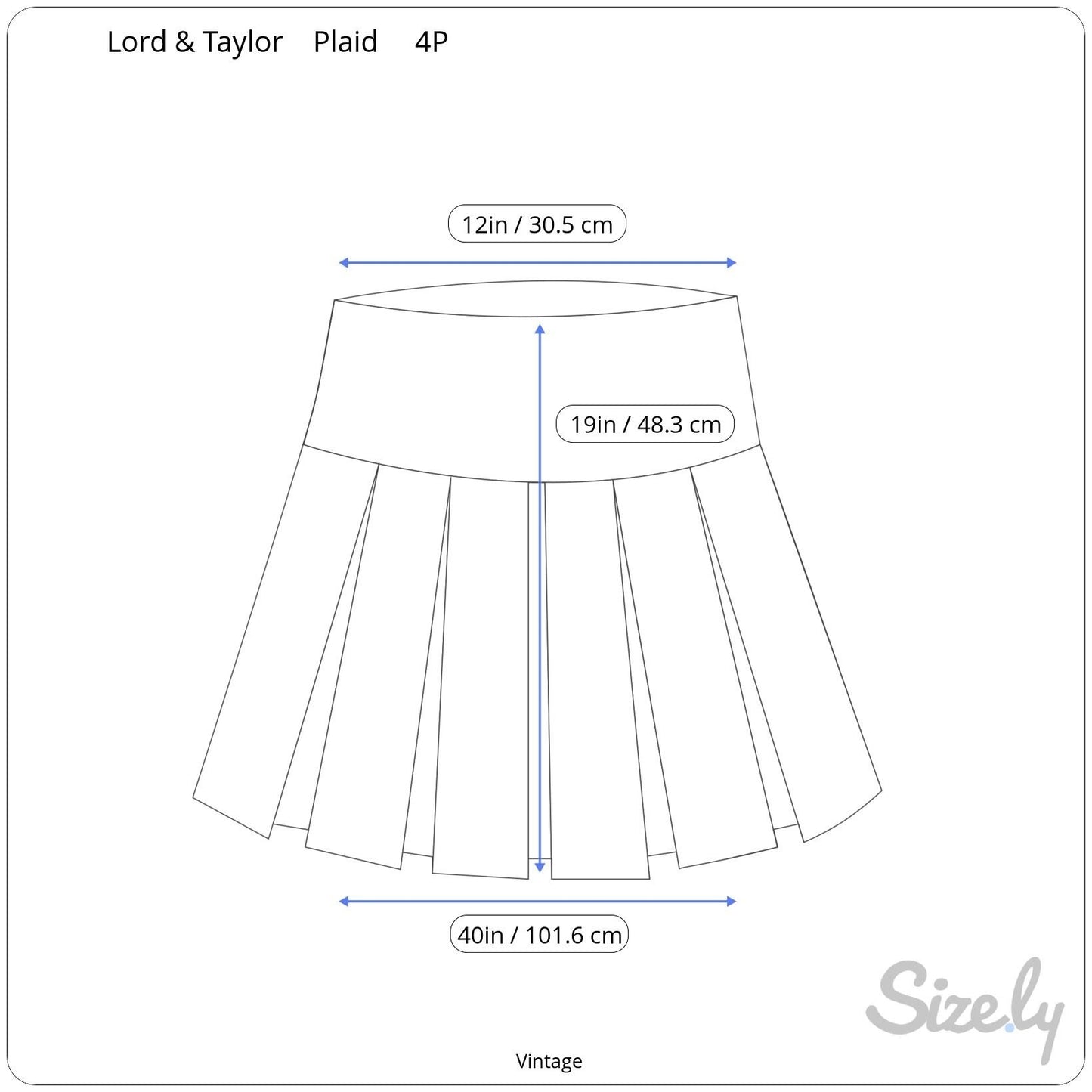 Lord & Taylor Vintage Womens Plaid Pleated Wool Cheerleader Mini Skirt Petite 4