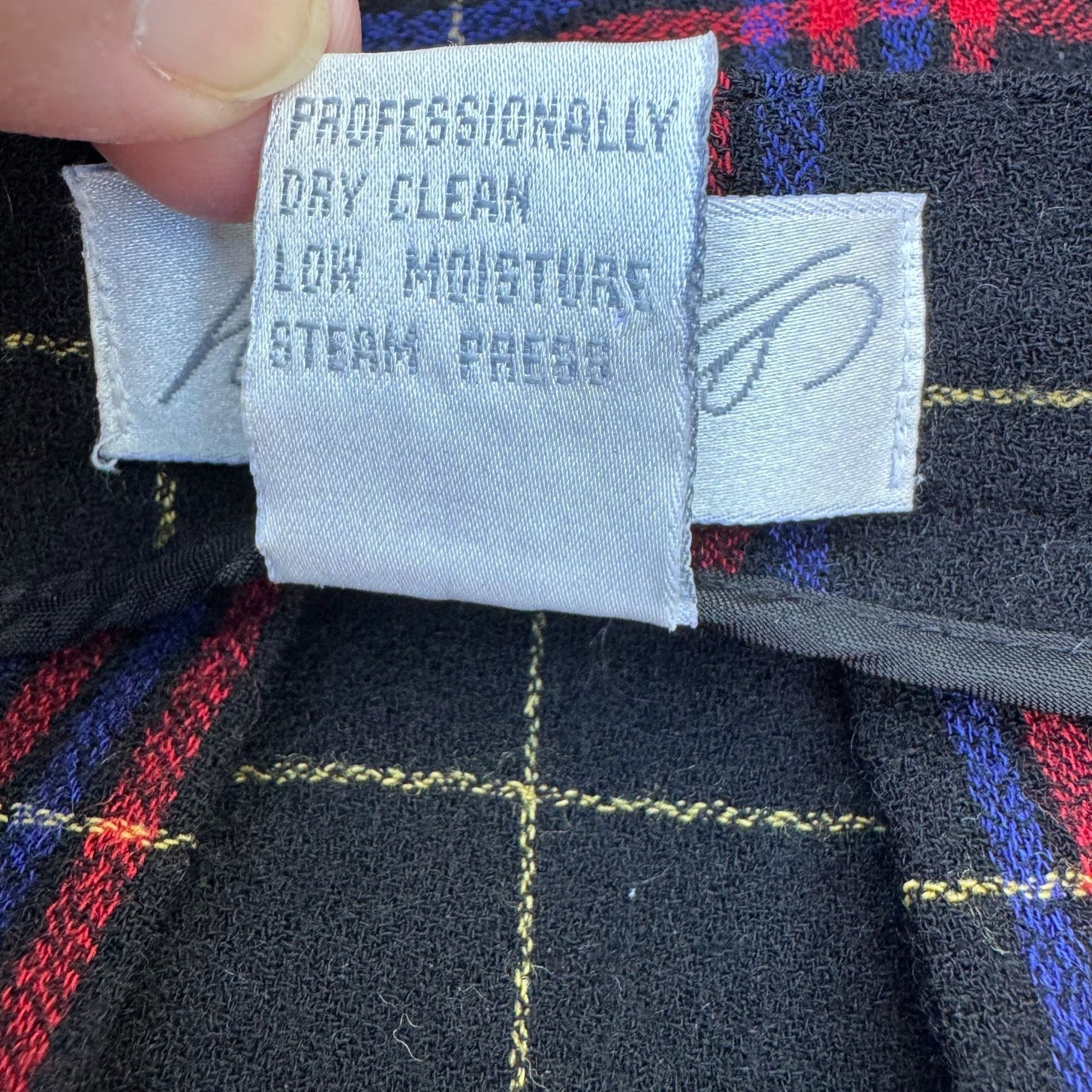 Lord & Taylor Vintage Womens Plaid Pleated Wool Cheerleader Mini Skirt Petite 4