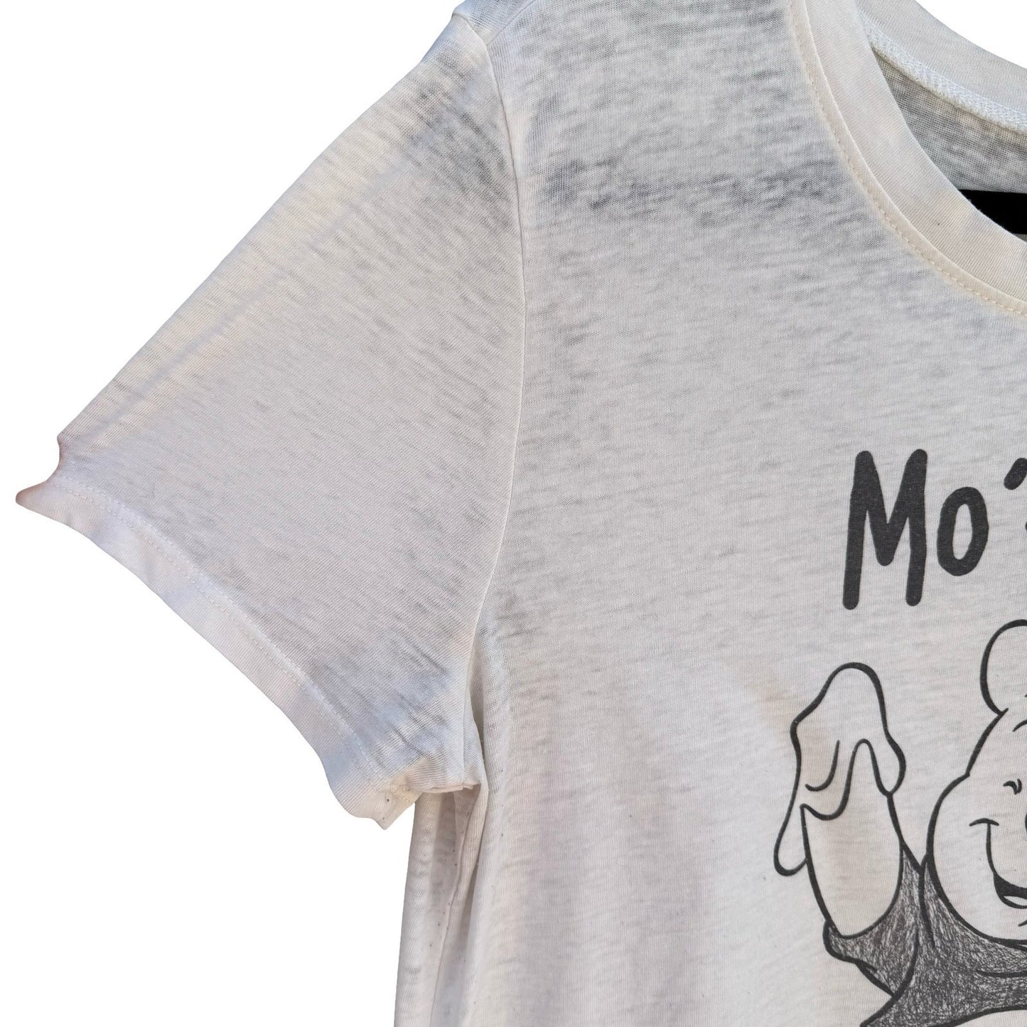 Disney Winnie the Pooh Mo Honey Mo Problems Graphic Burnout Shirt Hip Hop L