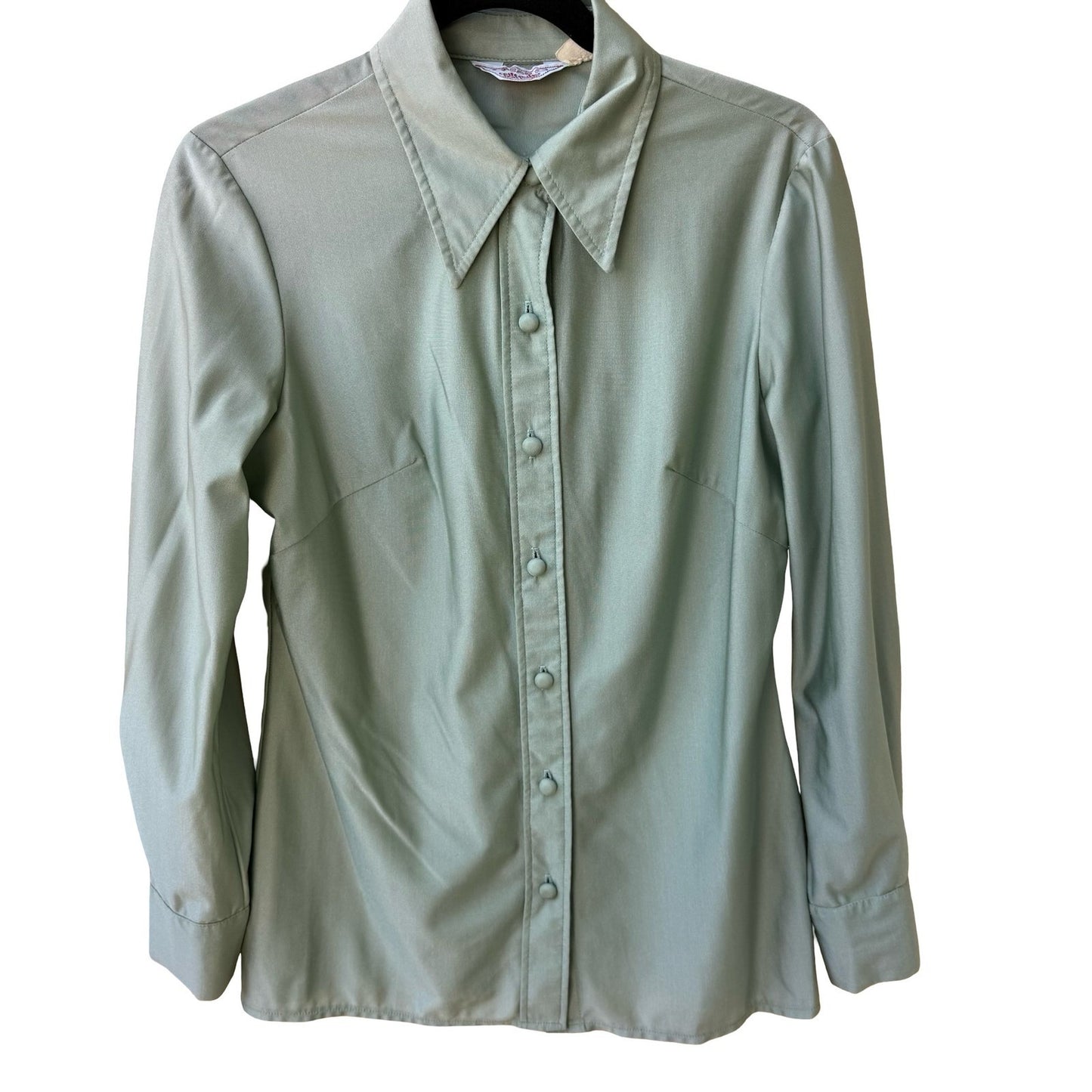 H Bar C California Vintage 70s Ranchwear Americana Green Cowgirl Western Shirt