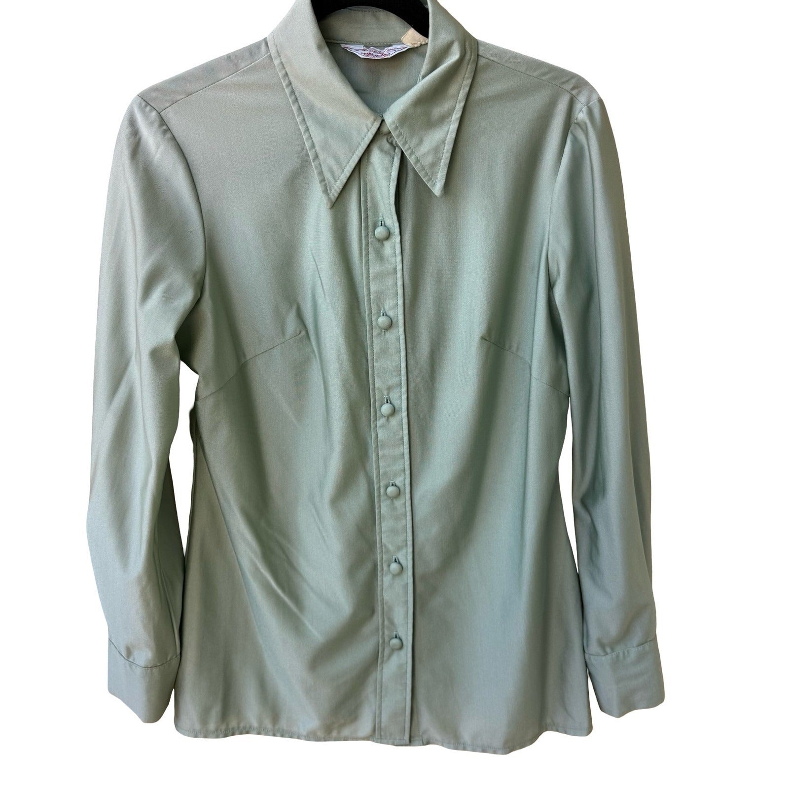 H Bar C California Vintage 70s Ranchwear Americana Green Cowgirl Western Shirt