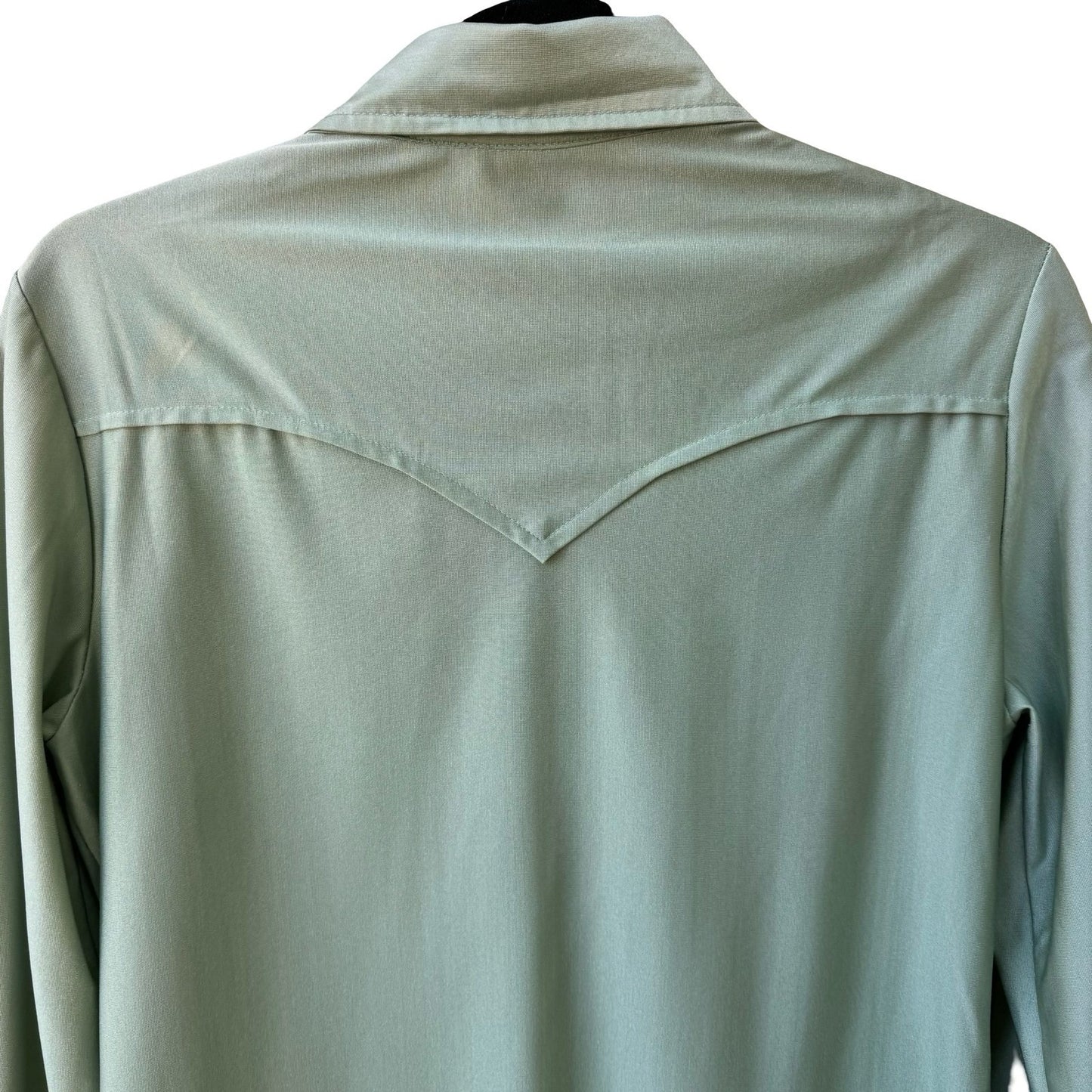 H Bar C California Vintage 70s Ranchwear Americana Green Cowgirl Western Shirt
