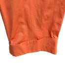 Switch Venezia Womens Orange Flat Front Cotton Chino Stretch Cuffed Hem Capri Pants - 16 2 image