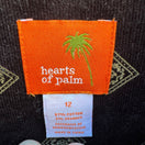 Switch Hearts of Palm Boho Cottagecore Corduroy Embroidered Art Floral Diamond Jacket L 2 image