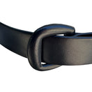 Switch Calderon Vintage Womens Black Oval Buckle 7912 Classic Design Leather Belt 30 2 image