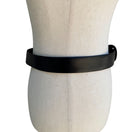 Switch Calderon Vintage Womens Black Oval Buckle 7912 Classic Design Leather Belt 30 3 image