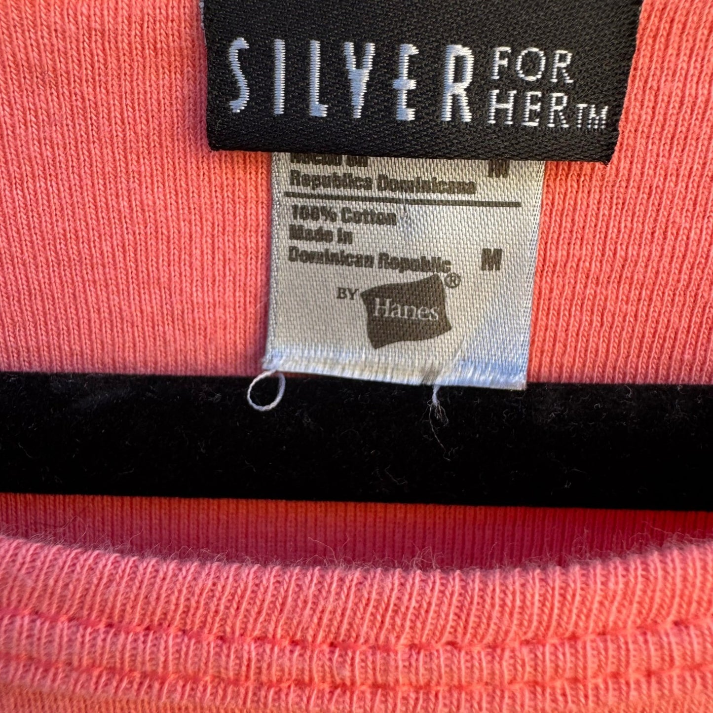 Silver for Her Hanes Y2K Babydoll Flower Fields Carlsbad CA Pink Graphic Tee M