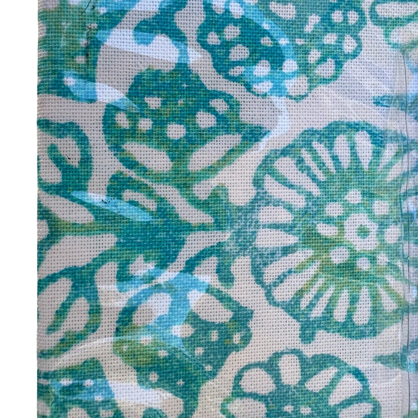 Cynthia Rowley Damask Shabby Chic Paisley 100% Cotton Shower Curtain 72x72 NEW