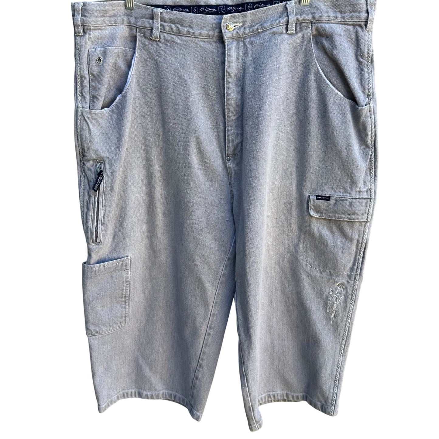 Kno Betta Vintage Mens Savvy Denim Collection Gray Hip Hop Streetwear Shorts 46