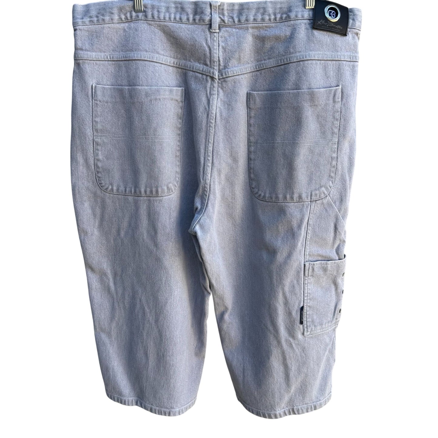 Kno Betta Vintage Mens Savvy Denim Collection Gray Hip Hop Streetwear Shorts 46