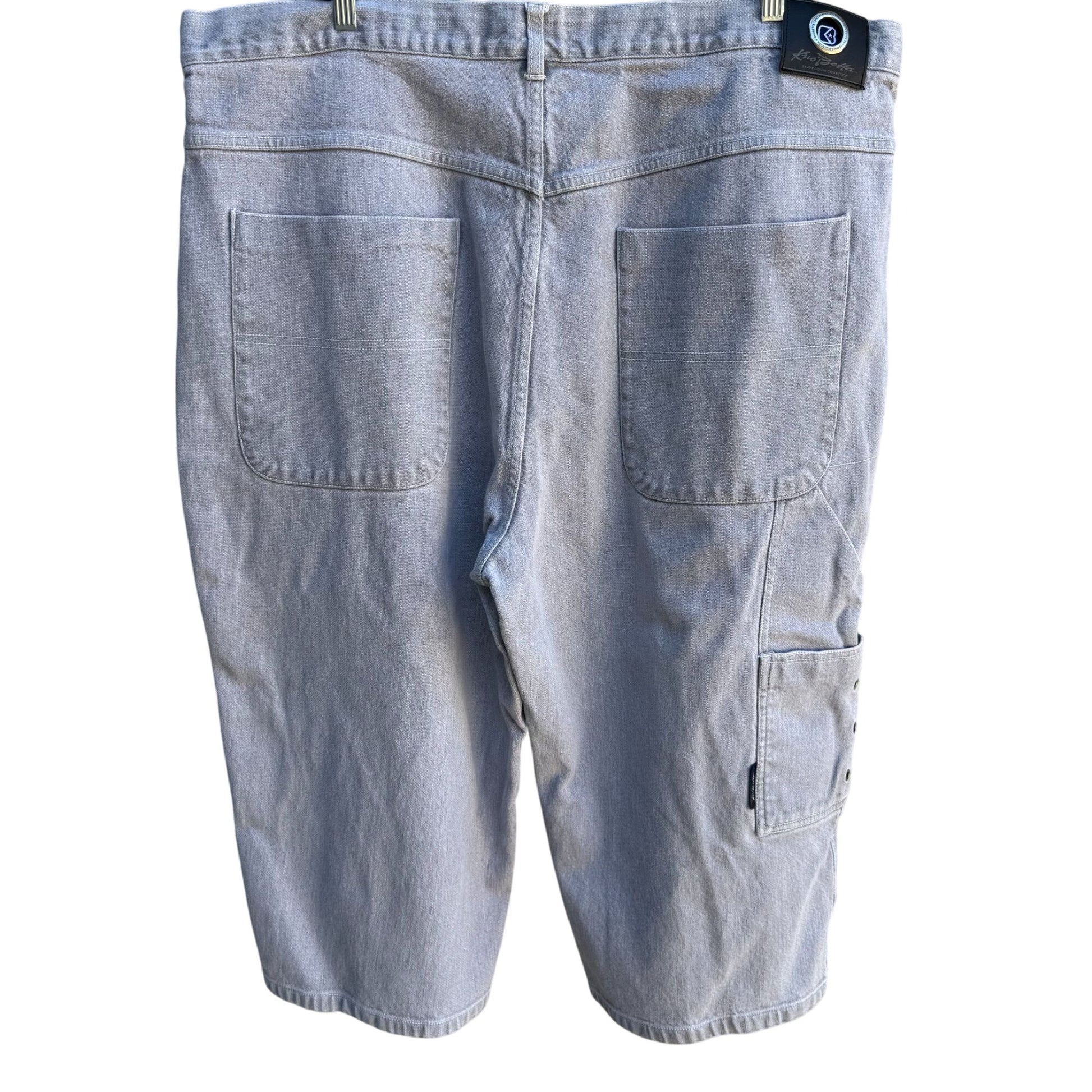 Kno Betta Vintage Mens Savvy Denim Collection Gray Hip Hop Streetwear Shorts 46