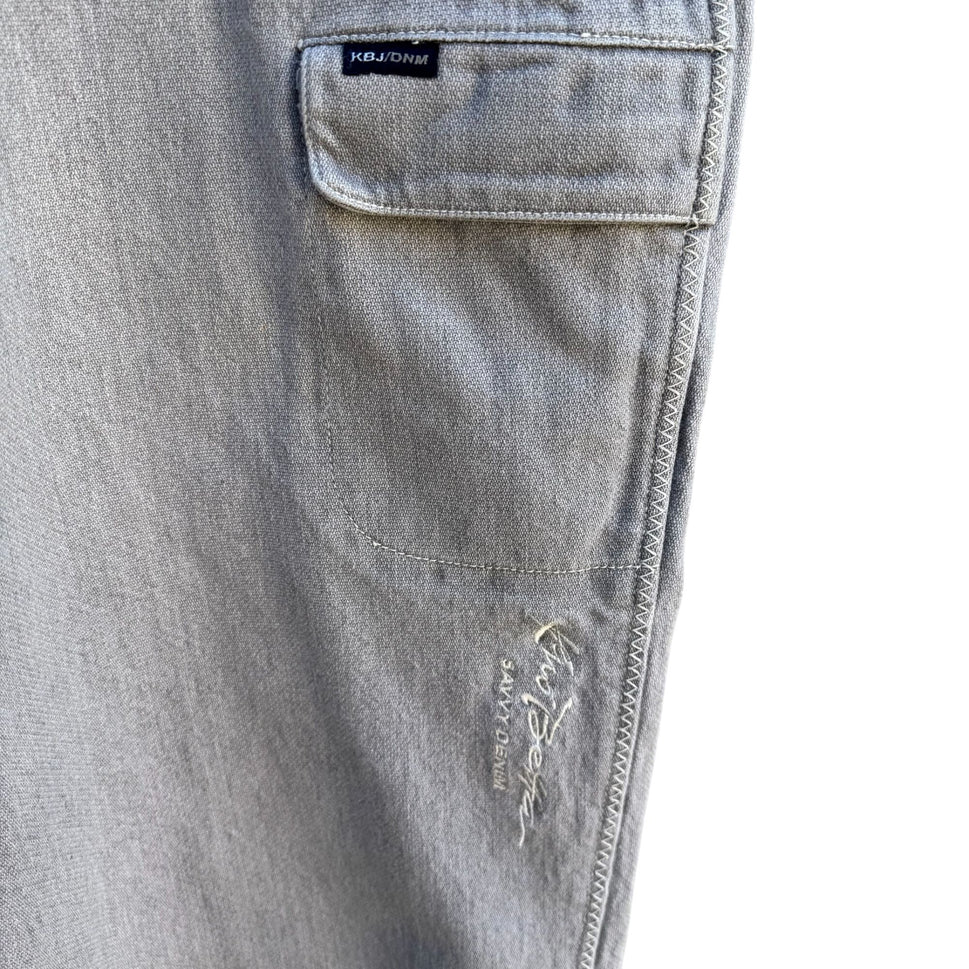 Kno Betta Vintage Mens Savvy Denim Collection Gray Hip Hop Streetwear Shorts 46