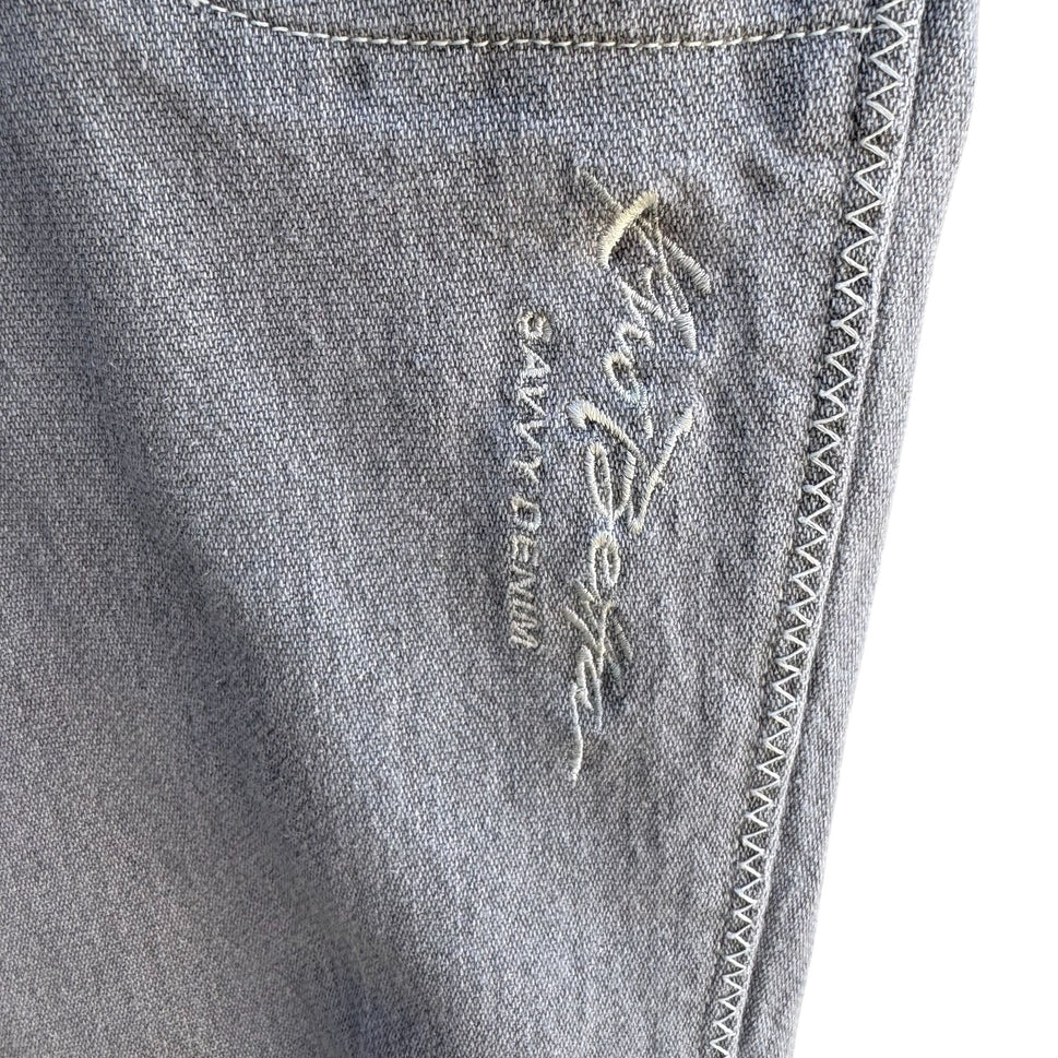 Kno Betta Vintage Mens Savvy Denim Collection Gray Hip Hop Streetwear Shorts 46