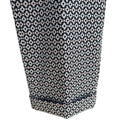 Switch Elie Tahari Marcia Stretch Navy White Geometric Print Cuffed Dress Pants New 16 3 image