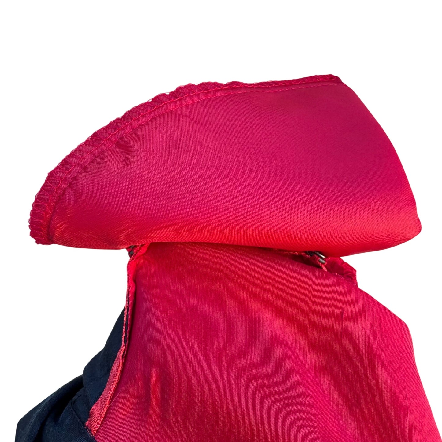 Bob Mackie Wearable Art Vintage Womens Embroidered Red Cat Print Silk Blouse S